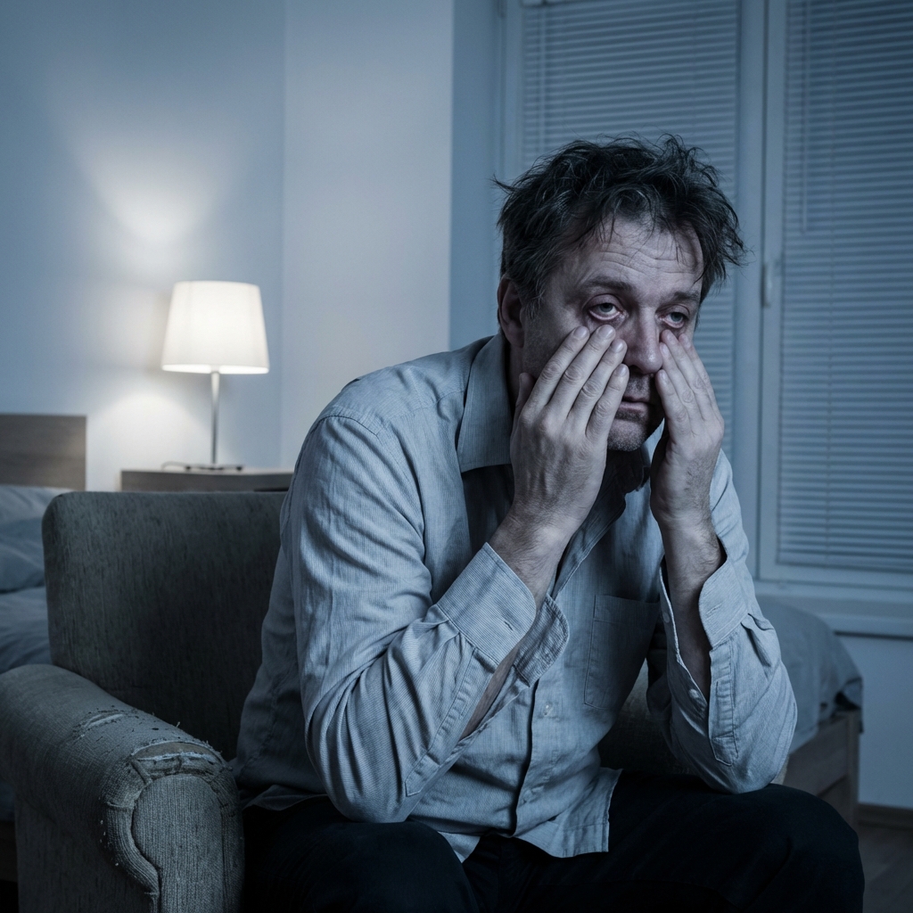 Lähmende
Erschöpfung